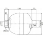 HYDROAKUMULATOR 0,5 L Z ELEKTROZAWOREM NC 24V